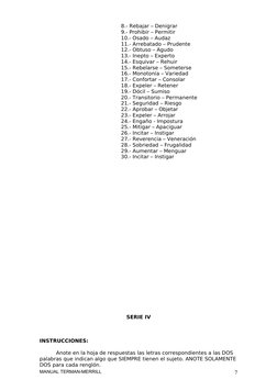 8.- Rebajar – Denigrar 
                                                  9