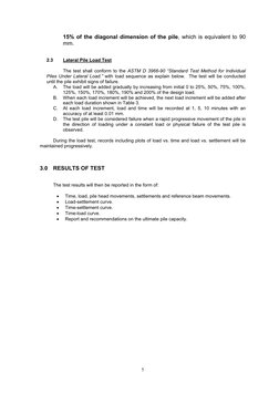 Static Pile Load Test Method Statement | PDF | Deep Foundation | Beam ...