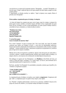 con todo fervor se expresa de la siguiente manera: "Pariapunko,  se puede?. Pariapunko, yo 
necesito agua. Vengo a suplicarte