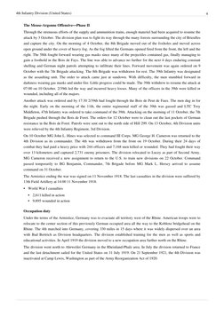 4th Infantry Division (United States)
4
The Meuse-Argonne Offensive—Phase II
Through the strenuous efforts of the supply and