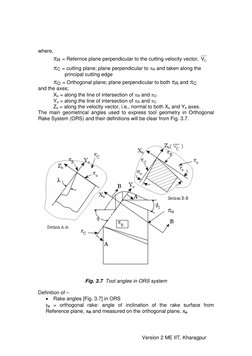 Geometry of Single Point Cutting Tools | PDF | Machining | Plane (Geometry)