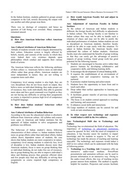 25 
Thakur’s MBA Second Semester (Macro Business Environment) VTU
In the Indian Institute, students gathered in groups around