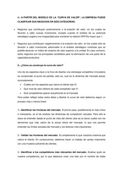 4.- A PARTIR DEL MODELO DE LA “CURVA DE VALOR” (http://nuevastendenciasenmarketing.com/concepto/curva-de-valor/), LA EMPRESA