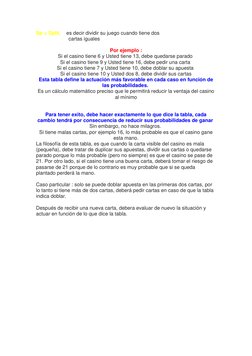 Sp = Split,    es decir dividir su juego cuando tiene dos          
                       cartas iguales 
   
Por ejemplo :