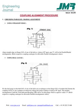 Coupling Alignment Procedure Guide | PDF | Mechanical Engineering | Science