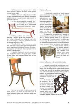 Notas de Aula: Arquitetura de Interiores – João Ademar de Andrade Lima 
3 
Também se conserva um pequeno número de tro-
nos d