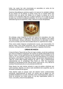 trofeo, las cuales han sido encontradas en escondites en varios de los 
cementerios que definen su cultura material. 
Cerámic