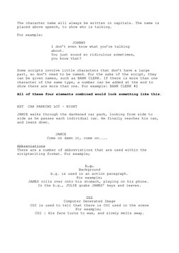 Film Script Writing Guide | PDF | Screenplay | Text