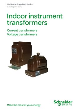 Schneider CTs Catalog | PDF | Transformer | Electric Current