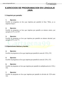 Ejercicios de Programación en Java | PDF | Celsius | Hilo (Computación)