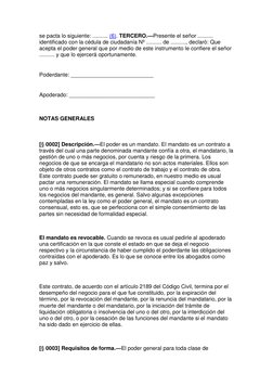 se pacta lo siguiente: .......... (6). TERCERO.—Presente el señor ..........
identificado con la cédula de ciudadanía Nº ...