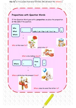How long did he stay? One or two days. (We ask about the amount of time.)
How far is it to London from here? 20 miles. (We as