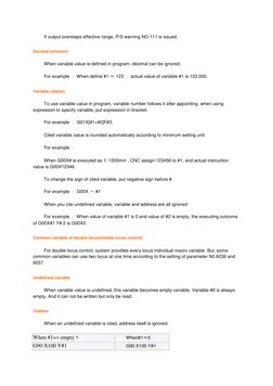 FANUC Macro Programming Guide | PDF | Variable (Computer Science ...
