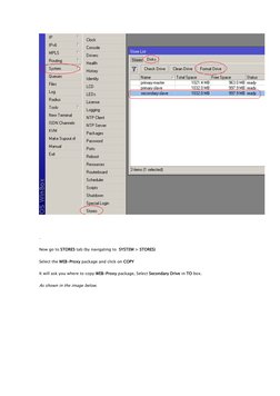 Configuring MikroTik Web Proxy Setup | PDF | Proxy Server | Cache ...