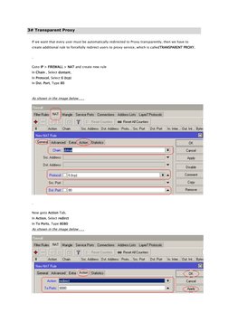 Configuring MikroTik Web Proxy Setup | PDF | Proxy Server | Cache ...