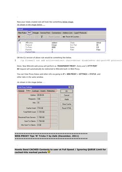Configuring MikroTik Web Proxy Setup | PDF | Proxy Server | Cache ...
