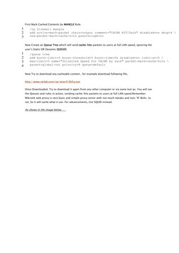 Configuring MikroTik Web Proxy Setup | PDF | Proxy Server | Cache ...