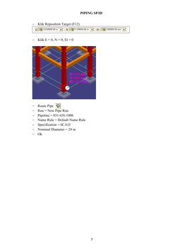 Sp3d Insert SP3D Piping System Overview | PDF | Pipe (Fluid Conveyance) | Hydraulic ...