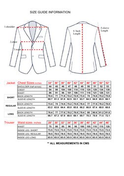 SIZE GUIDE INFORMATION
Jacket
34”
36”
38”
40”
42”
44”
46”
48”
50”
52”
SHOULDER (half across)
44
45
46
47
48
49
50
51
52
53
CH