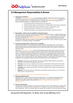Integrated Management System Overview | PDF | Iso 9000 | Quality ...