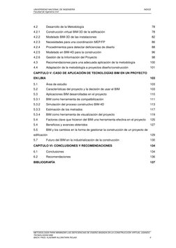 UNIVERSIDAD NACIONAL DE INGENIERÍA 
INDICE  
Facultad de Ingeniería Civil 
 
 
 
METODOLOGÍA PARA MINIMIZAR LAS DEFICIENCIAS