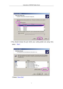 REFINE Plotter Driver Installation Guide | PDF | Device Driver | Page ...