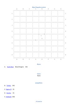 Map Chugoku system 
A       B       C       D       E       F       G       H 
|-------|-------|-------|-------|-------|-----