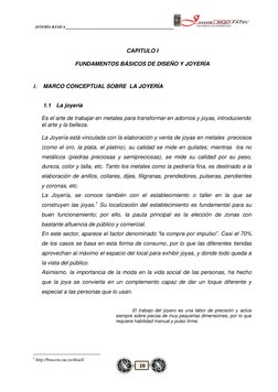 JOYERÍA BÁSICA_____________________________ 
                       
10 
 
 
 
CAPITULO I 
 
FUNDAMENTOS BÁSICOS DE DISEÑ
