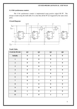 Design of Asynchronous and Synchronous Counters | PDF | Electronic ...