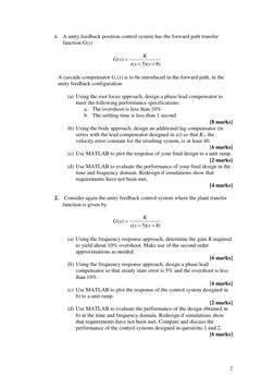 Control Systems Analysis Assignment | PDF | Control System | Systems Theory