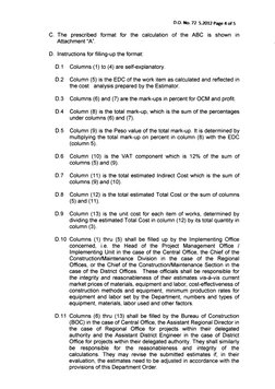 Revised ABC Guidelines for DPWH Contracts | PDF | Insurance | Employee ...