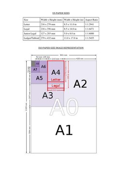 Architectural and ANSI Paper Sizes Guide | PDF