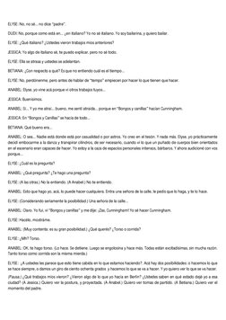 ELYSE: No, no sé... no dice “padre”. 
DUDI: No, porque como está en... ¿en italiano? Yo no sé italiano. Yo soy bailarina, y q