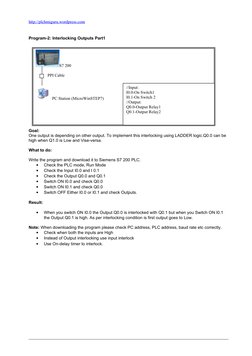 Siemens S7-200 PLC Programming Examples | PDF