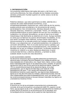 1.INTRODUCCIÓN 
Los productos siderúrgicos derivados del acero y del hierro son, 
conmucha diferencia, los más utilizados de