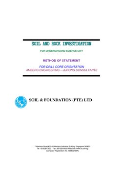 SOIL & FOUNDATION (PTE) LTD