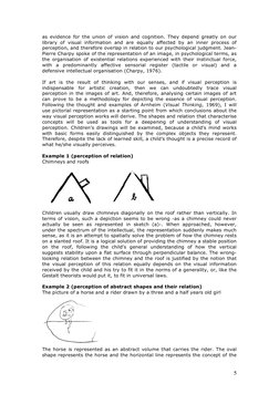 5 
as evidence for the union of vision and cognition. They depend greatly on our 
library of visual information and are equ