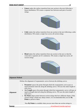 NX Sweep Command Overview | PDF | Button (Computing) | Euclidean Vector