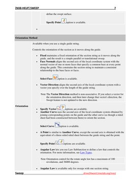 NX Sweep Command Overview | PDF | Button (Computing) | Euclidean Vector