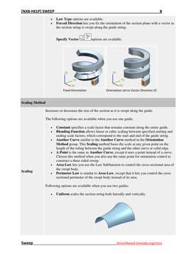 NX Sweep Command Overview | PDF | Button (Computing) | Euclidean Vector