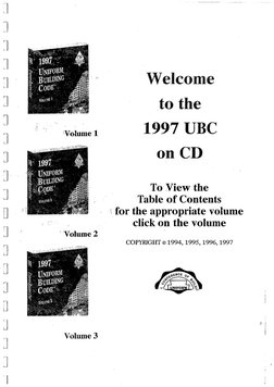 UBC 1997 Uniform Building Code Volume 1 | PDF | Codes Of Conduct ...