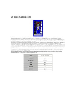 La gran Sacerdotisa 
  
 
  
La atribución astrológica de la Clave 2 es la Luna. La Luna es la reflectora de la luz solar