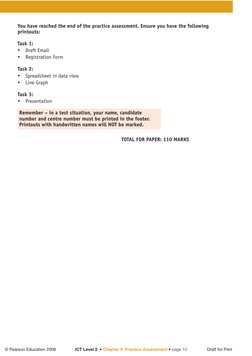 ICT Level 2 Practice Test PDF | PDF | Spreadsheet | Page Layout