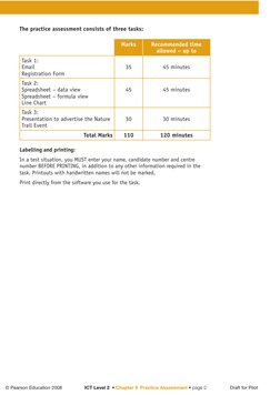 ICT Level 2 Practice Test PDF | PDF | Spreadsheet | Page Layout