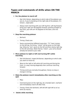 NCC Footdrill Commands Guide | PDF | Sports | Leisure