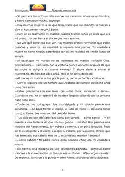 ELOISA JAMES
 
  
         
 
 Duquesa enamorada
 
 
—Sí, pero era tan solo un niño cuando nos casamos, ahora es un hombre,
