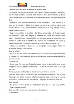 ELOISA JAMES
 
  
         
 
 Duquesa enamorada
 
 
—Eso es sólo un rumor. A lo mejor él quiere verte.
Los ojos de Esme eran