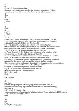 S
W
Figure 1.6: Comparison surface
Suppose that the minimizer satisfies the regularity assumption u 2 C2(),
then u is a solut