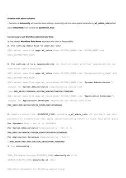 Oracle Workflow Troubleshooting Guide | PDF | Email | Oracle Database