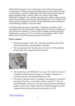 McDonald's Strategic Management Analysis | PDF | Mc Donald's | Fast ...